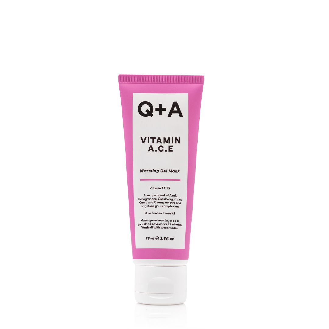 Мультивитаминная маска для лица Q+A Vitamin A.C.E. Warming Gel Mask: товары  для макияжа и по уходу за лицом | tangallery.by