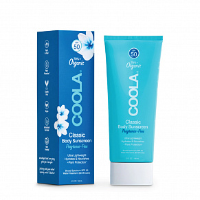 Солнцезащитный крем для тела без запаха Coola Classic Body Organic Sunscreen Lotion Fragrance-Free SPF 50 - изображение 