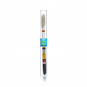 Зубная щетка средней жесткости Piave Toothbrush Black - фото