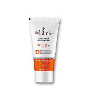 Солнцезащитный крем для лица против пигментации SPF 50+ dr.Clinic Anti Spot Sunscreen Cream - картинка 