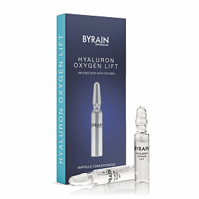 Ампульный концентрат для лица гиалурон + кислород Byrain Hyaluron Oxygen Lift - картинка 