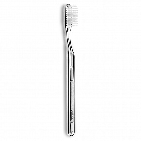 Зубная щетка средней жесткости Janeke Silver Toothbrush Medium - фото