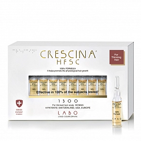 Фото: Лосьон для стимуляции роста волос для женщин 1300 Crescina HFSC Transdermic Woman