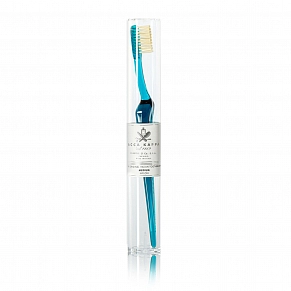 Зубная щетка с нейлоновой щетиной средней жесткости Acca Kappa Toothbrush Ocean Blue - фото