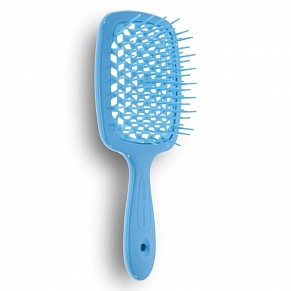 Фото: Щетка для волос синяя Janeke Superbrush Turchese Fluorescente