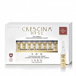 Фото: Лосьон для стимуляции роста волос для женщин 500 Crescina HFSC Transdermic Woman
