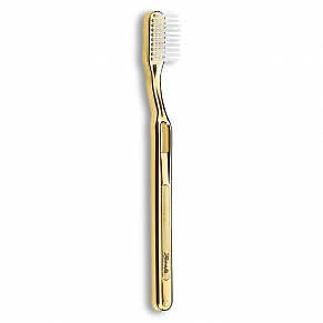 Зубная щетка средней жесткости Janeke Golden Toothbrush Medium - фото