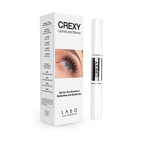 Гель для стимуляции роста ресниц и бровей Labo Crexy Lashes and Brows Gel  - картинка 